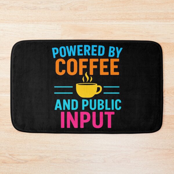 Item preview, Powered by Coffee Urban Planner Humor Gift  designed and sold by Virelo.