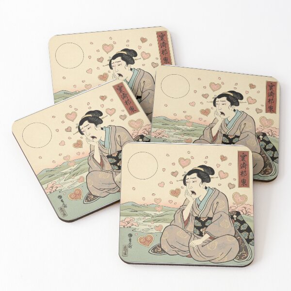 Item preview, Melancholic Valentine's Ukiyo-e designed and sold by MEMERY MUSEUM.