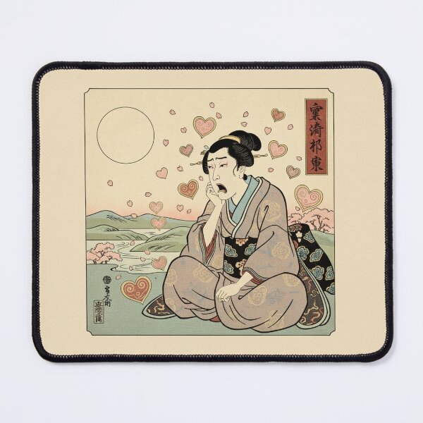 Item preview, Melancholic Valentine's Ukiyo-e designed and sold by MEMERY MUSEUM.