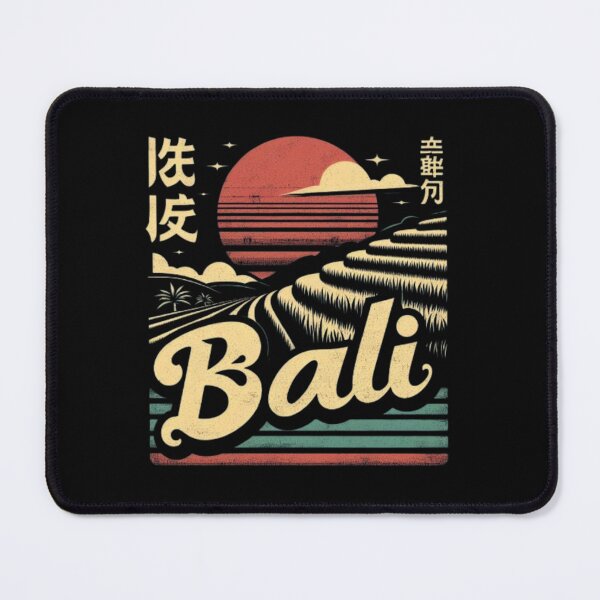 Item preview, Bali Rice Terraces - Retro Vintage Katakana designed and sold by Zoo-Moo.