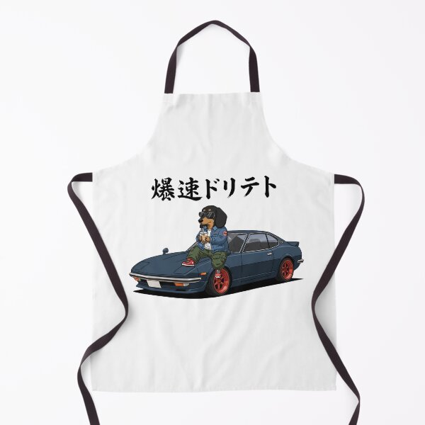 Item preview, Funny Dachshund Weenie Sports Car Boba Tea Japanese Dog Lover Mom Dad Kids designed and sold by FurryHavenPH.