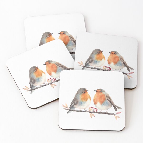 Item preview, Robin birds couple. designed and sold by InnaPatiutko.