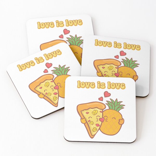 Item preview, Love is love pineapple and pizza designed and sold by KatelynMitalski.