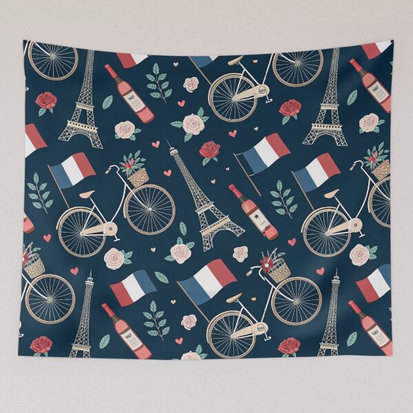 Item preview, France Pattern  designed and sold by Akali Design.