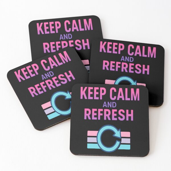 Item preview, Keep Calm And Refresh Funny Gifts For Geeked designed and sold by Virelo.