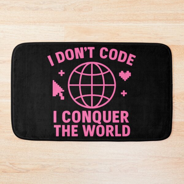 Item preview, Girls Power Tech Quote Girls Conquer The World designed and sold by Virelo.