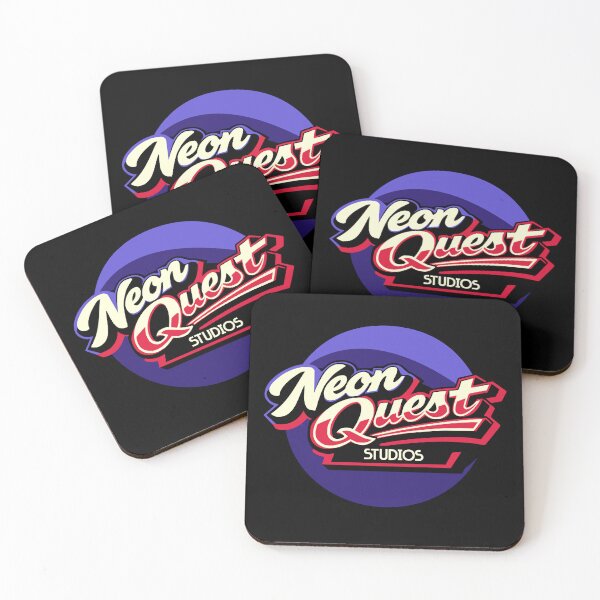 Item preview, Neon Quest Studios – Retro Game Badge designed and sold by DesignedByMarty.