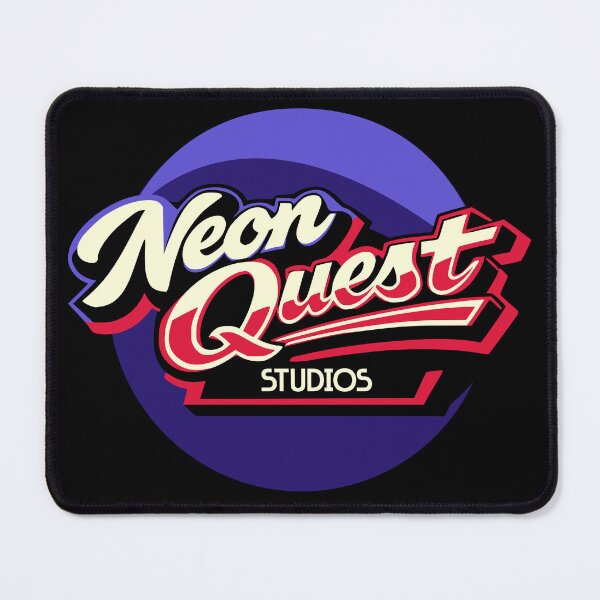 Item preview, Neon Quest Studios – Retro Game Badge designed and sold by DesignedByMarty.