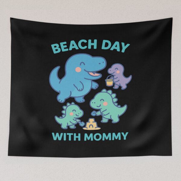 Item preview, Cute Dinosaur Beach Day With Mommy  designed and sold by Virelo.