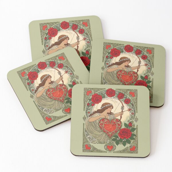 Item preview, Beauty and the Wound Vintage Art Nouveau Romance designed and sold by taiche.