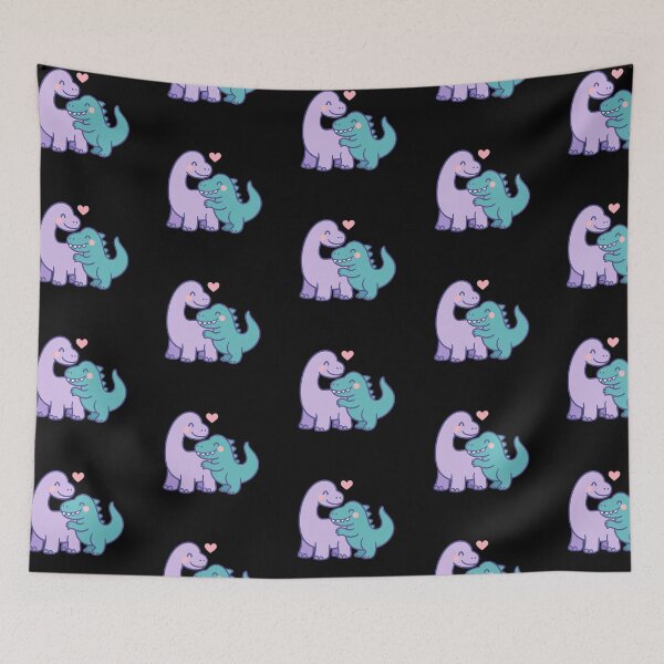 Item preview, Cute Dinosaur Hug Illustration Kids Dinosaur Design designed and sold by Virelo.
