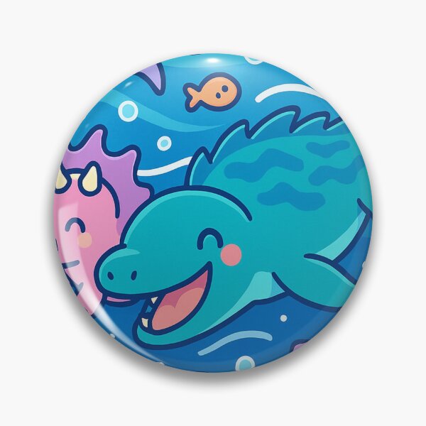 Item preview, Cute Mosasaurus  Funny Dinosaur Art for Kids designed and sold by Virelo.