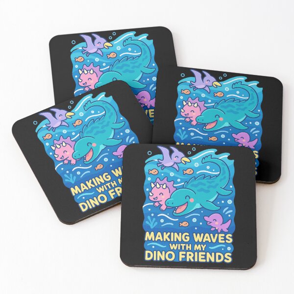 Item preview, Cute Mosasaurus  Funny Dinosaur Art for Kids designed and sold by Virelo.