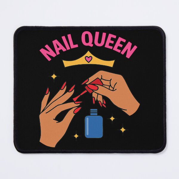 Item preview, Nail Queen Cute Nail Tech Art for Beauty designed and sold by Virelo.
