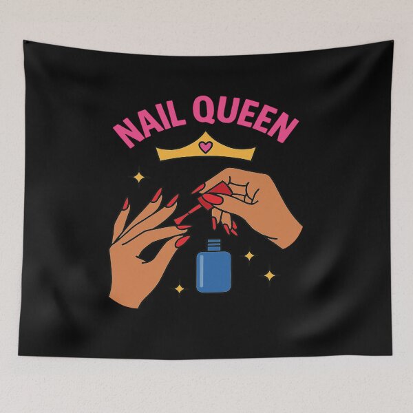 Item preview, Nail Queen Cute Nail Tech Art for Beauty designed and sold by Virelo.