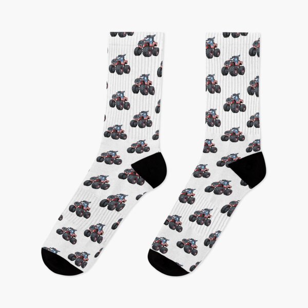 Item preview, Happy Monster Truck Illustration – Fun Motorsports Art designed and sold by PrithviApparels.
