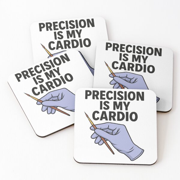 Item preview, Precision Is My Cardio Funny Nail Tech Design designed and sold by Virelo.