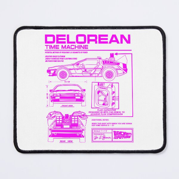 Item preview, Vintage Classic Car Delorean Project Pink designed and sold by PrintCarClub.
