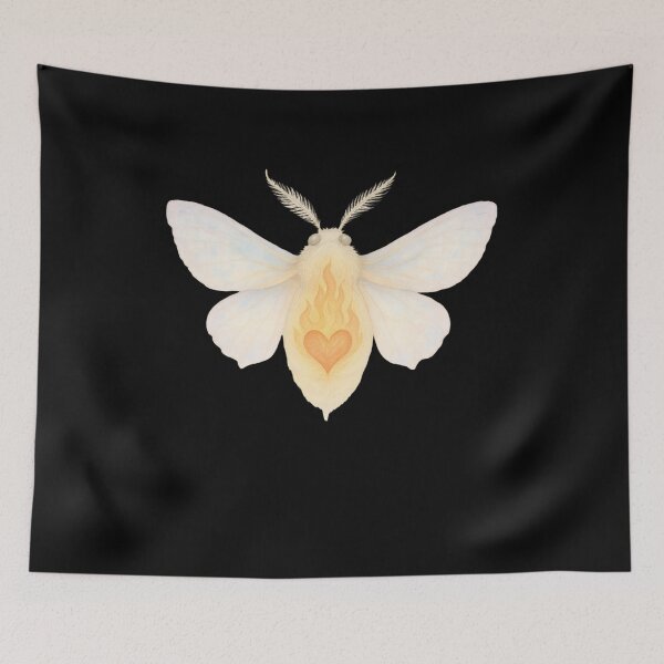 Item preview, Mystical Moth With FireHeart designed and sold by Virelo.