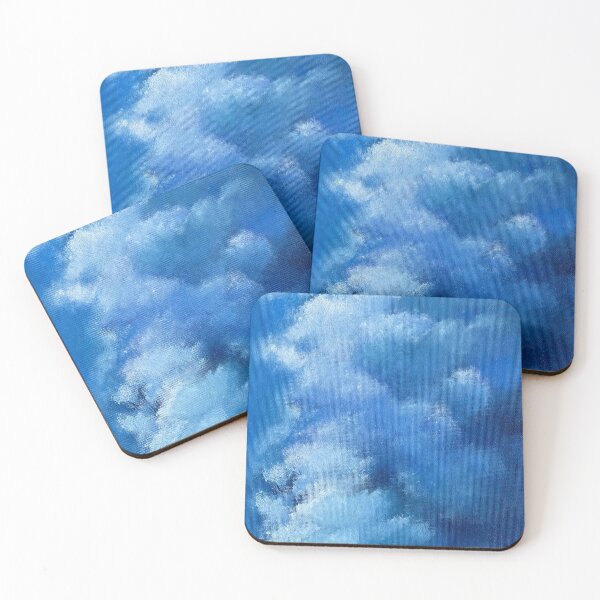 Item preview, Patch of blue sky over Sèvres with white clouds designed and sold by Lydie Allaire Allaire.