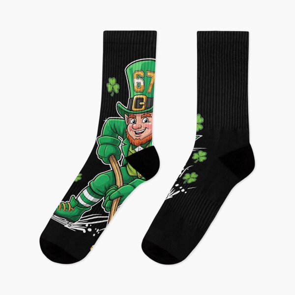 Item preview, Leprechaun 67 Playing Hockey St Patricks Day Sport designed and sold by OlakunleOloroz.