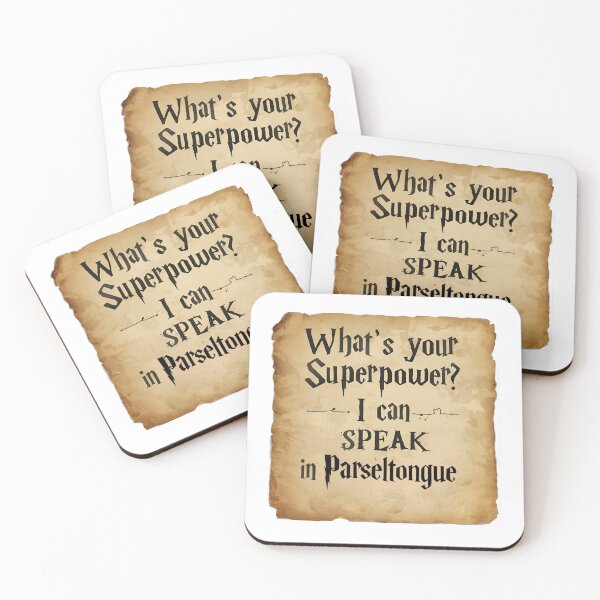 Item preview, HP Design Parseltongue Snake Language What's your Superpower? designed and sold by inallusha.