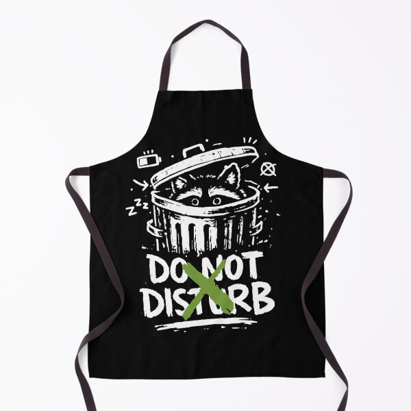 Item preview, Do Not Disturb – Introvert Raccoon Hiding in Trash Bin designed and sold by KomixsDesign.