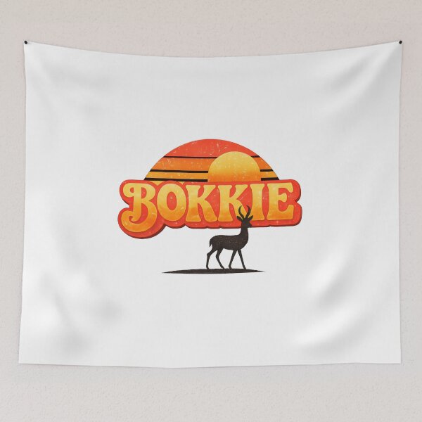 Artikelvorschau, Bokkie Vintage Retro Sonnenuntergang Südafrikaans Valentinstag entworfen und verkauft von MukuMint.
