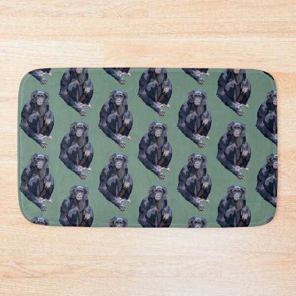 Item preview, B is for Bonobo,Bonobo Illustration – Intelligent and Social Great Ape Artwork designed and sold by PrettylittlepastelUk.