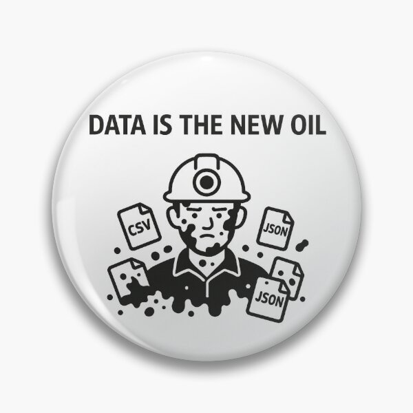 Item preview, Data Is The New Oil designed and sold by Virelo.