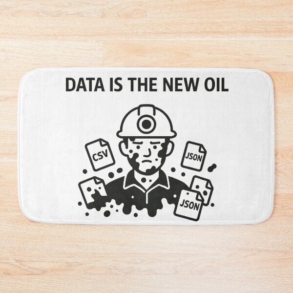 Item preview, Data Is The New Oil designed and sold by Virelo.