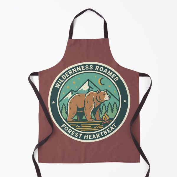 Item preview, Vintage Grizzly Bear Wilderness Roamer Badge designed and sold by Siamcatshop.