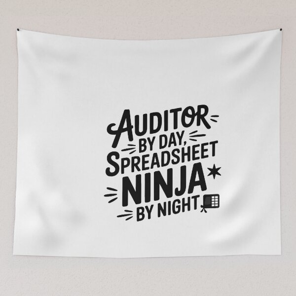 Item preview, Auditor By Day Spreadsheet Ninja By Night designed and sold by TeesYouWant.