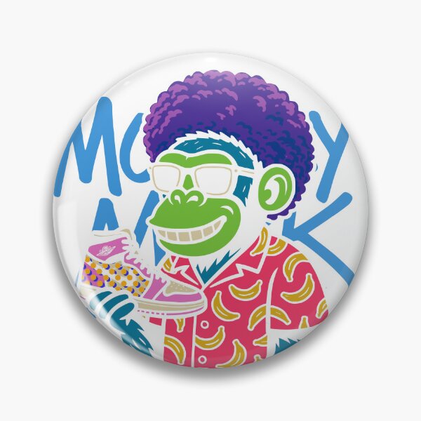 Item preview, MONKEY MARK – Sneaker Ape Mosaic Style AFLO designed and sold by DixTartare.