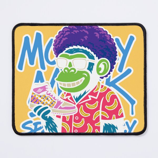 Item preview, MONKEY MARK – Sneaker Ape Mosaic Style AFLO designed and sold by DixTartare.