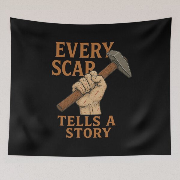 Item preview, Every Scar Tells A Story Gift For Metalsmith designed and sold by Virelo.
