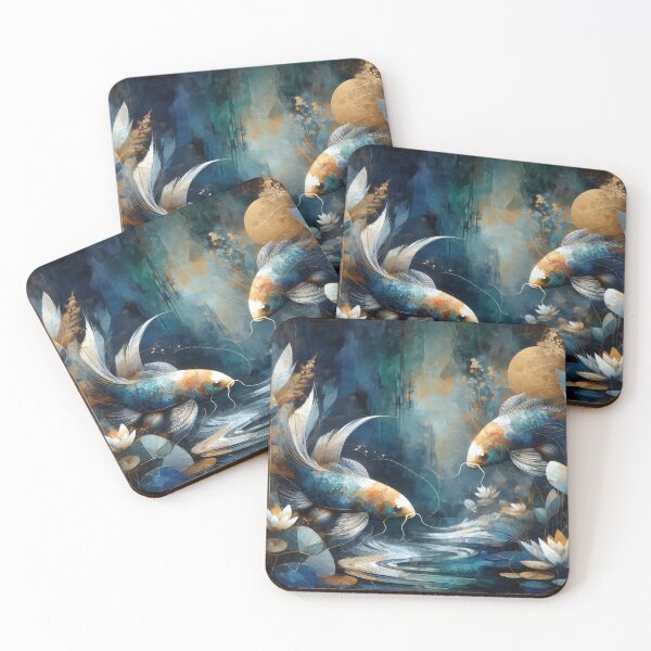 Item preview, Gilded Koi Underwater Garden designed and sold by StudioKansai.