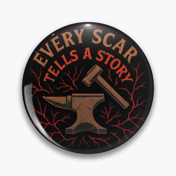 Item preview, Every Scar Tells A Story Blacksmith Graphic designed and sold by Virelo.