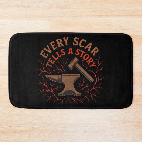 Item preview, Every Scar Tells A Story Blacksmith Graphic designed and sold by Virelo.