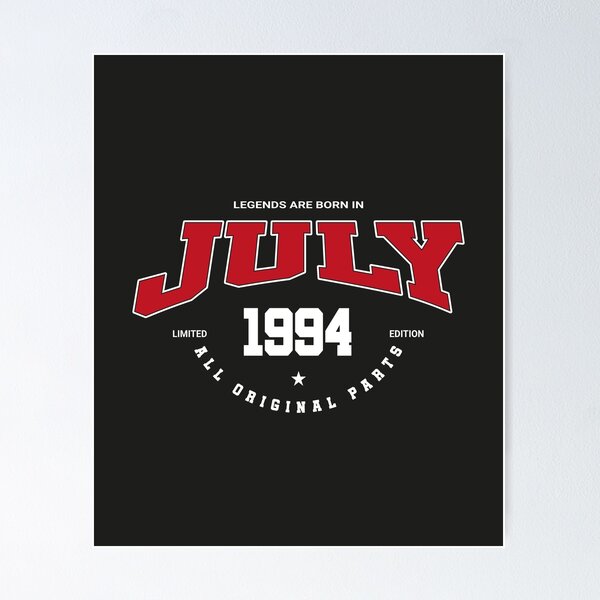 Item preview, July legends 1994 designed and sold by HB Shirts.