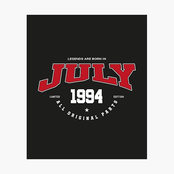 Item preview, July legends 1994 designed and sold by HB Shirts.