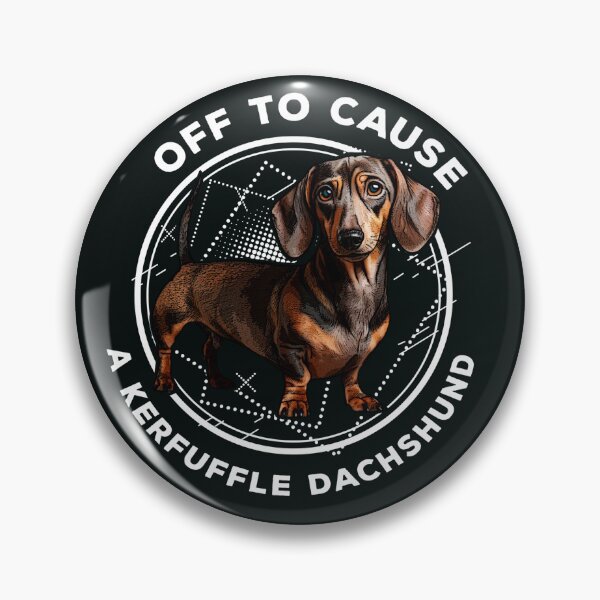 Item preview, Off to Cause A Kerfuffle Dachshund Mom Dog Mom designed and sold by PolaMaku.