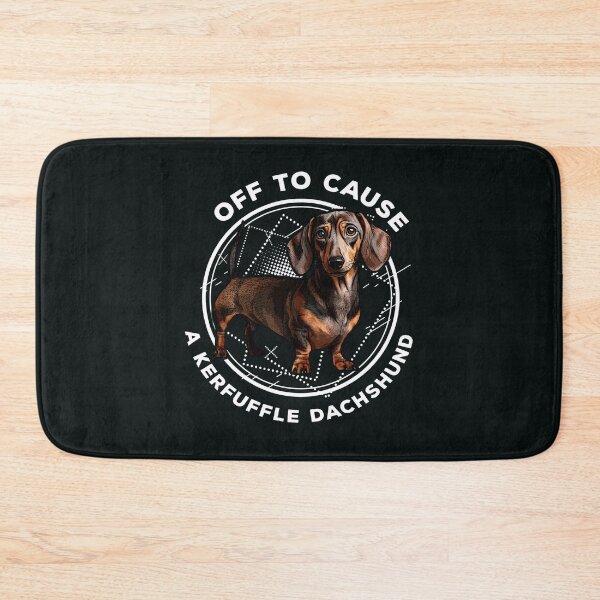 Item preview, Off to Cause A Kerfuffle Dachshund Mom Dog Mom designed and sold by PolaMaku.