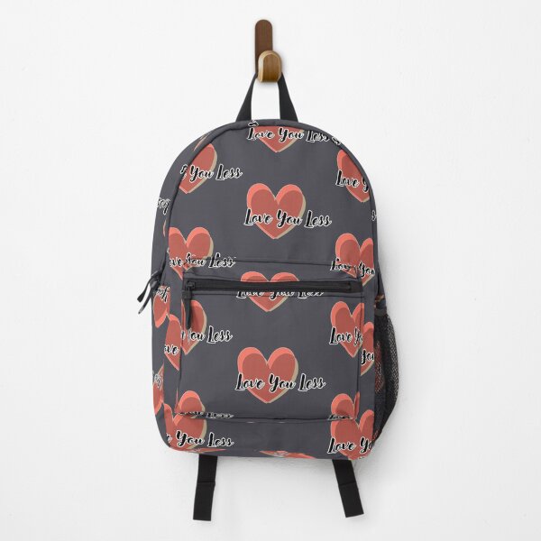 Item preview, Love You Less Pink Heart designed and sold by GlistenStudio.