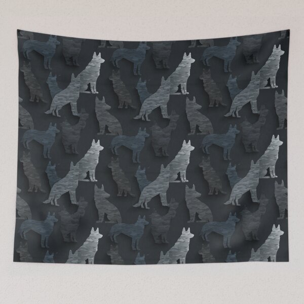 Item preview, Bold Forest Dog Camouflage Style  - Gifts For Couples designed and sold by RoyalStarsPatts.