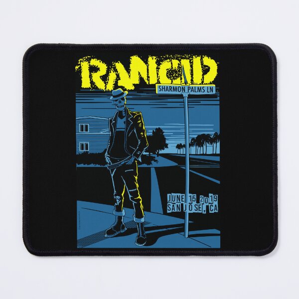 Item preview, Rancid T-Shirt – Sharmon Palms Lane, San José 2019: West Coast Punk Spirit designed and sold by rockfanatic.