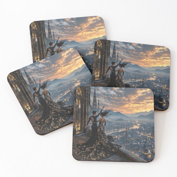 Item preview, Subtle beauty in the glow of a golden sunset designed and sold by KunstGeist.