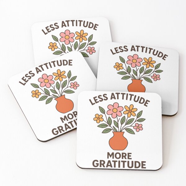 Item preview, Less Attitude More Gratitude - Positive Flower designed and sold by ZBIFBOUETLA.