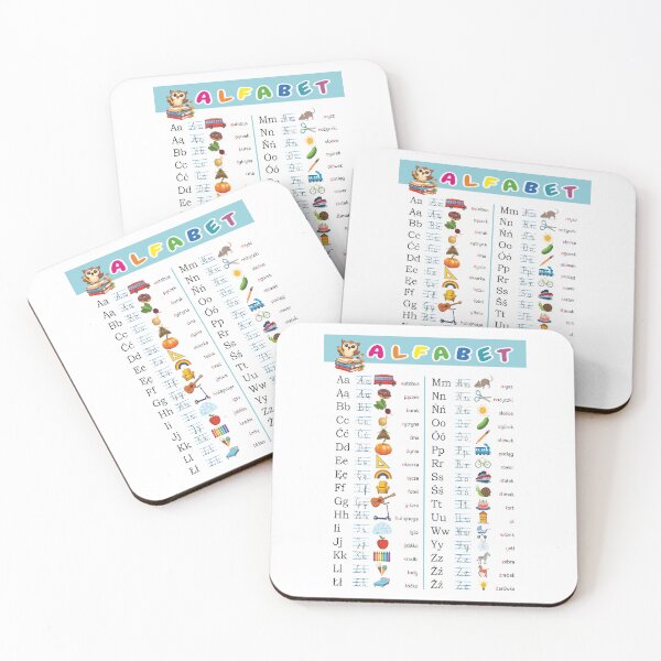 Item preview, Polish Alphabet Poster – ABC Learning Chart designed and sold by roztocze.