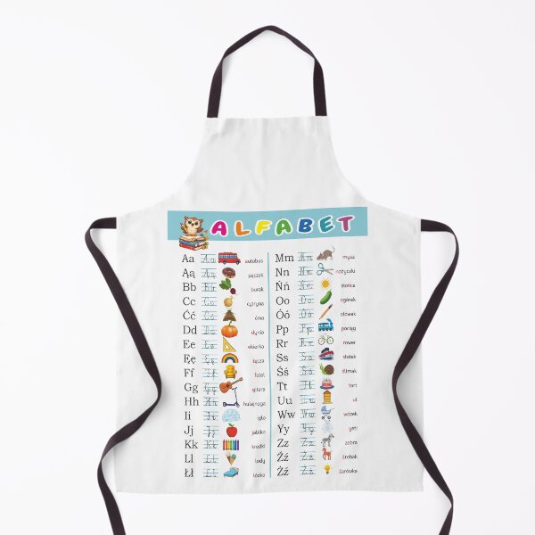 Item preview, Polish Alphabet Poster – ABC Learning Chart designed and sold by roztocze.
